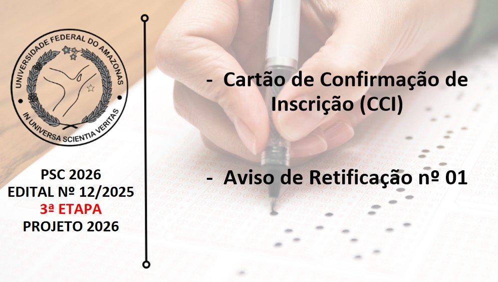 Edital 12/2025 - 3ª ETAPA - PROJETO 2026