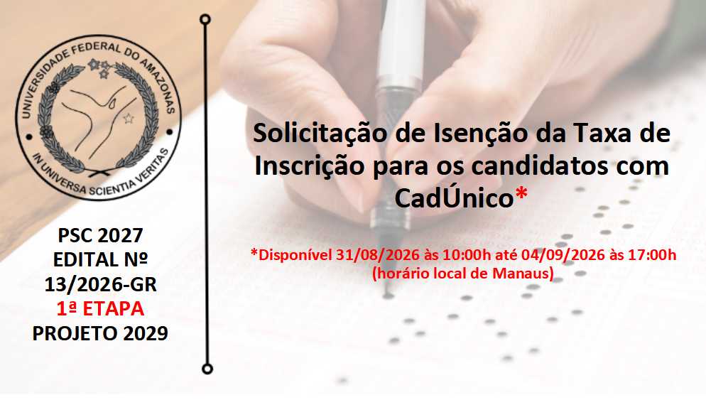 Edital 13/2026 - 1ª ETAPA - PROJETO 2029