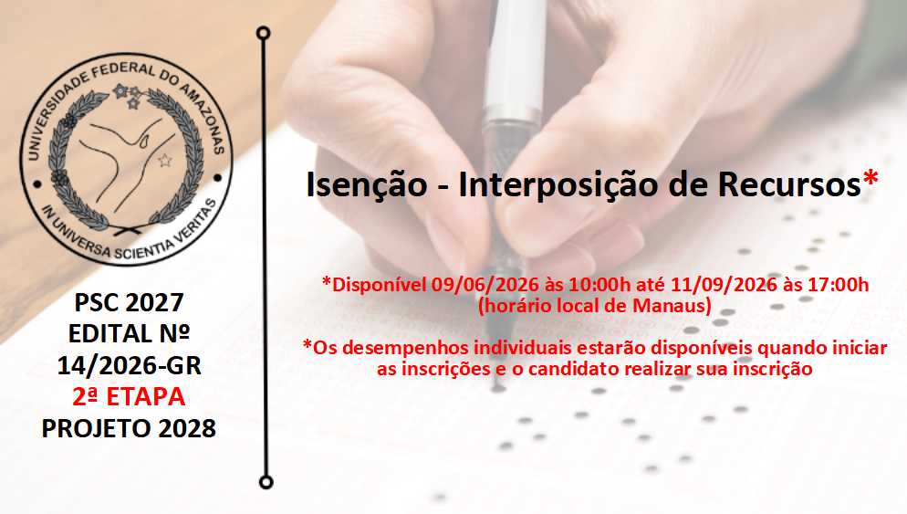 Edital 14/2026 - 2ª ETAPA - PROJETO 2028