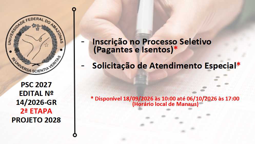 Edital 14/2026 - 2ª ETAPA - PROJETO 2028