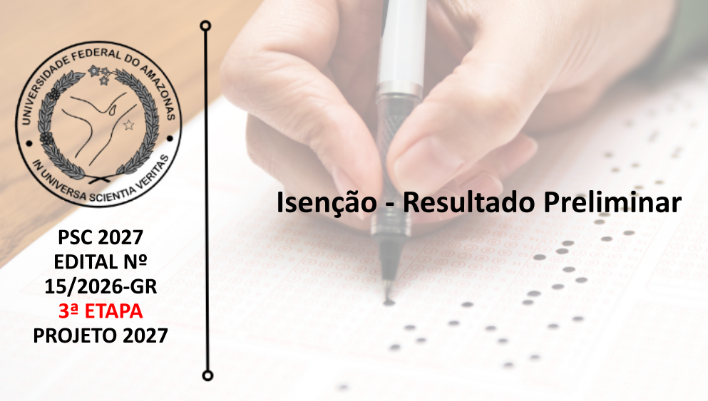 Edital 15/2026 - 3ª ETAPA - PROJETO 2027