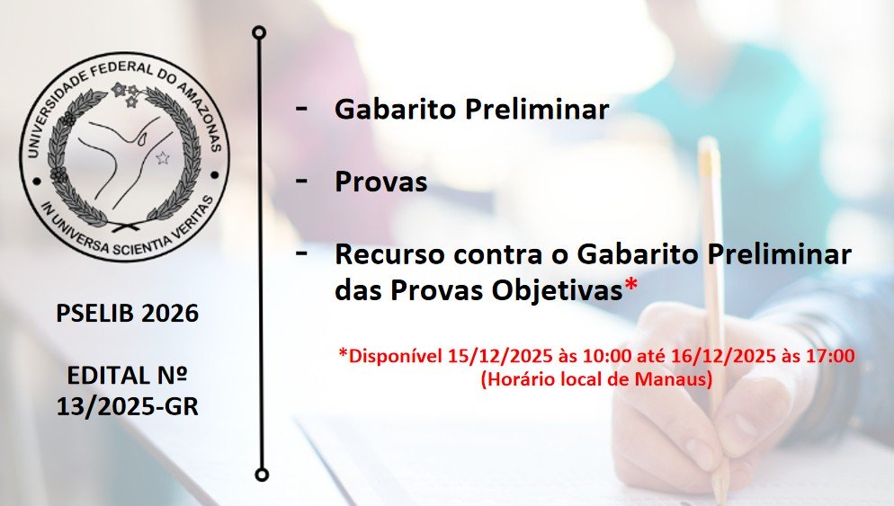 Edital 13/2025 - PSELib 2026