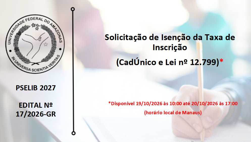 Edital 17/2026 - PSELIB 2027