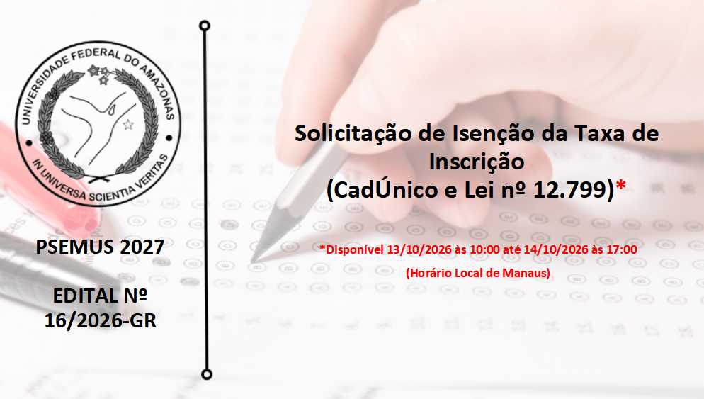 Edital 16/2026 - PSEMus 2027