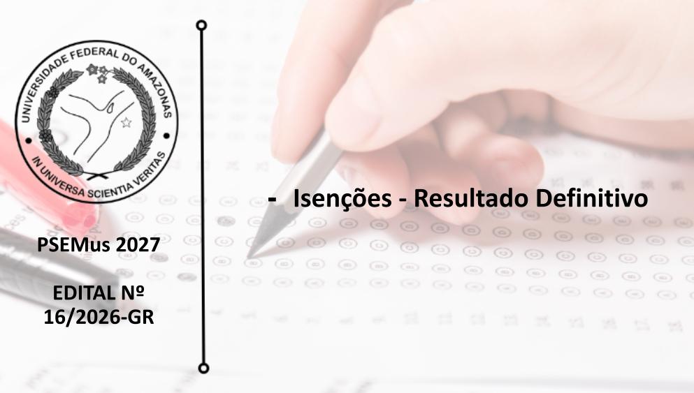 Edital 16/2026 - PSEMus 2027
