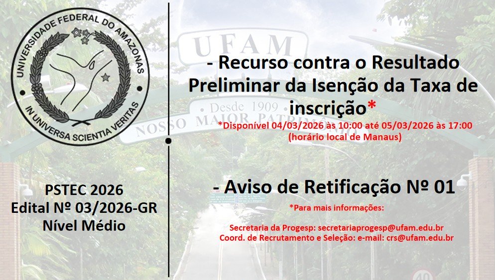 Edital 03/2026-GR - Nível Médio