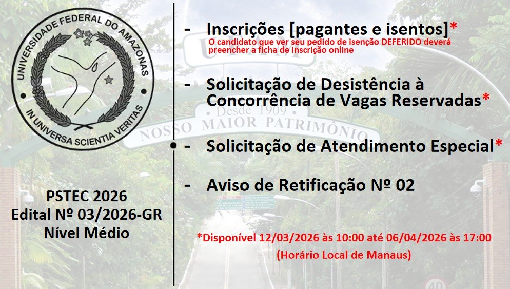 Edital 03/2026-GR - Nível Médio